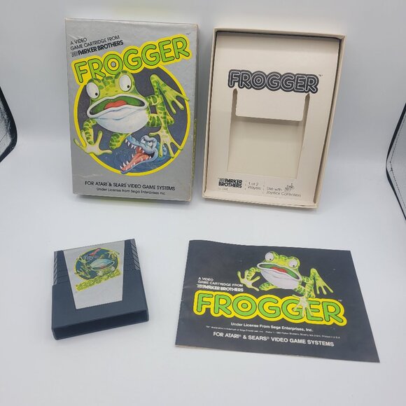Frogger (Atari 2600, 1982) CIB - Picture 1 of 5